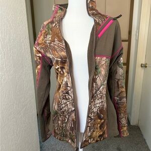 Rocky Utility Jacket Brown and Pink Camouflage